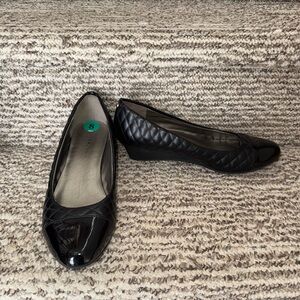 Black Quilted Women's Leather Bandolino Shoes